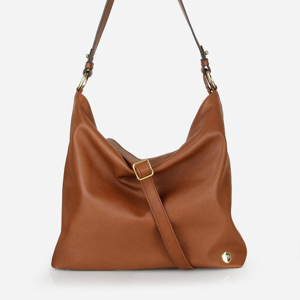 'The Weekend Tote' in Hazelnut by Poppy Barley